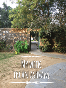 My week in an ashram