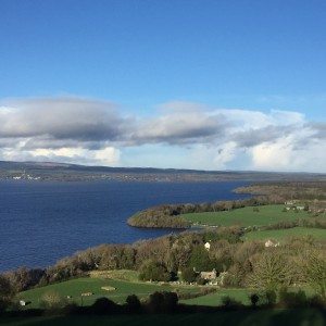 Ballykennedy, Ireland view onto the lake