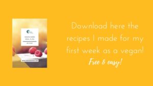 Download here the recipes for my first week as a vegan!