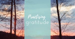 Practise gratitude