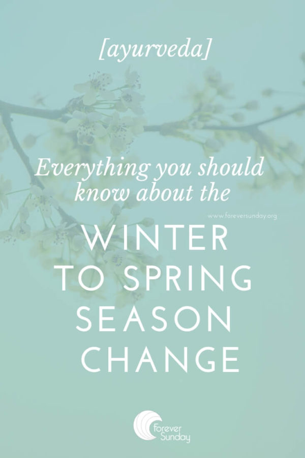 winter to spring transition